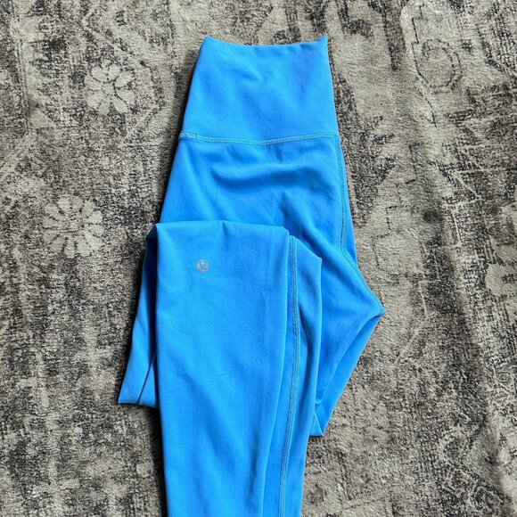 Lululemon Aero Blue SET: Wunder train 8 and Scuba Oversized Funnel-Neck LONG M/L - Picture 8 of 12